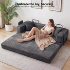 80.7 5-in-1 slaapbank met slaapfunctie ??Corduroy, 1200 lbs, geen montage