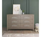 Child Craft Kieran babybed, dubbele commode en ladekast als 3-delige babykamerset, inclusief 4-in-1 ombouwbaar babybed, commode en ladekast