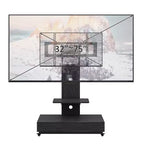 TV Stand for 32-75 TVs, Adjustable Height Mobile TV Cart with Drawer and Wheels for Living Room, Bedroom, Offices -ModernLuxe