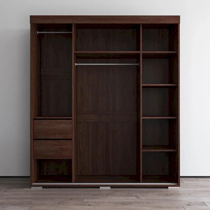 Strick & Bolton Suger 3-door Mirrored Armoire