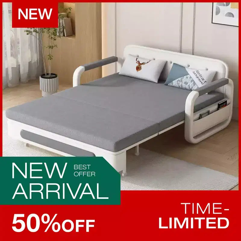 Luck Live moderne slaapbank van 62,2 inch, multifunctionele slaapbank met opbergruimte