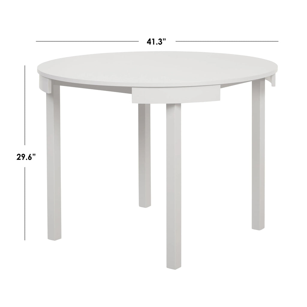 Ensemble de salle à manger rond compact Harrisburg Tobey de 5 pièces
