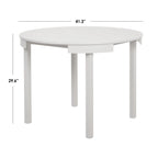 Ensemble de salle à manger rond compact Harrisburg Tobey de 5 pièces