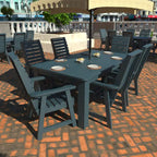 HIGHWOOD PROFESSIONAL 7-teiliges Garten-Ess-Set 42x72