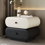 Modern Two-Tone Bedside Table with Storage Drawers