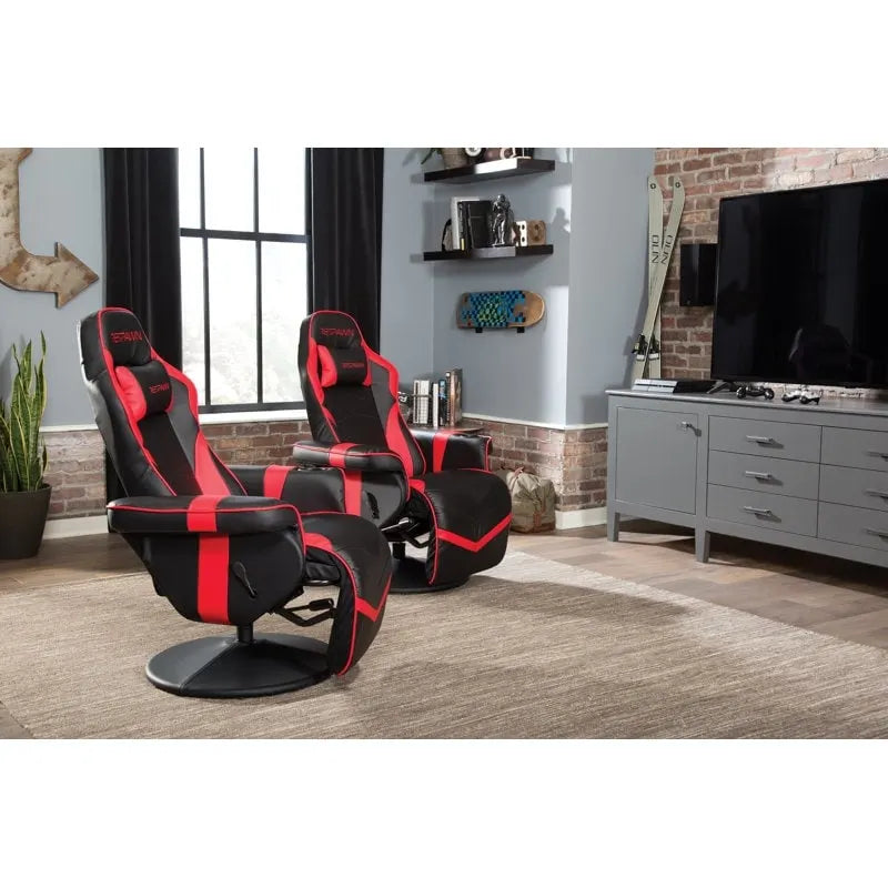 Fauteuil de gaming inclinable avec repose-pieds