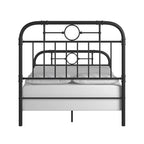 Black Metal Bed