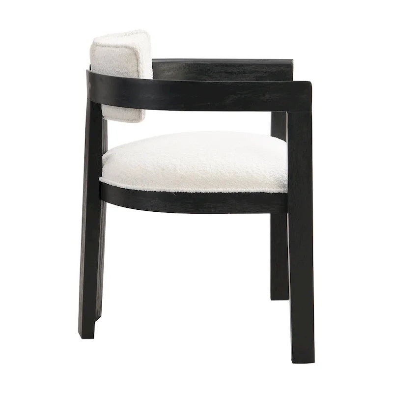 Chaise de salle à manger moderne et raffinée Conrad avec accoudoirs, par Christopher Knight Home