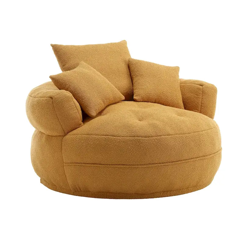 Fauteuil rond paresseux ?C blanc/bleu/gris/jaune/orange/rouge rosé/bleu marine/vert, une ou deux places