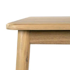 Christopher Knight Home Irene rustieke 9-delige eethoek voor buiten van acaciahout met stoelen met gebogen rugleuning en kussens