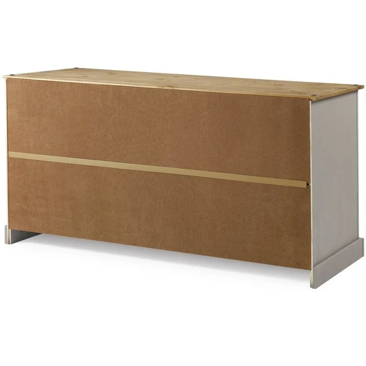 Buffet bahut en bois de 65 pouces, style ferme – Collection Corona