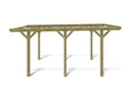 Carport – grüner Autounterstand
