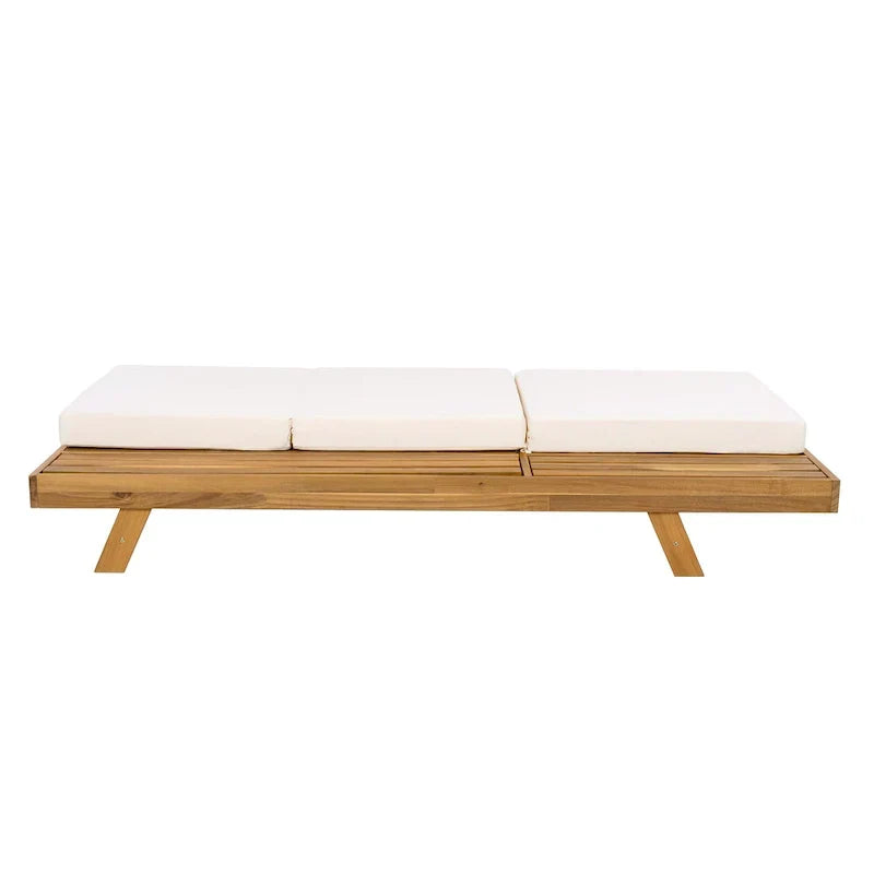 Christopher Knight Home Michael loungeset van acaciahout voor buiten, set van 2