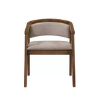 Ensemble de salle à manger moderne du milieu du siècle Simon de Christopher Knight Home, 5 pièces, en bois d’hévéa, avec chaises rembourrées en bouclé