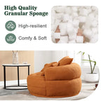 Round Lazy Sofa Chair ?C White/Blue/Grey/Yellow/Orange/Rose Red/Navy/Green, Single & Couple Seat