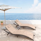 Kullavik 3-teiliges Outdoor-Loungesessel-Set