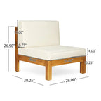 Brava 6-teiliges Outdoor-Set aus Akazienholz von Christopher Knight Home