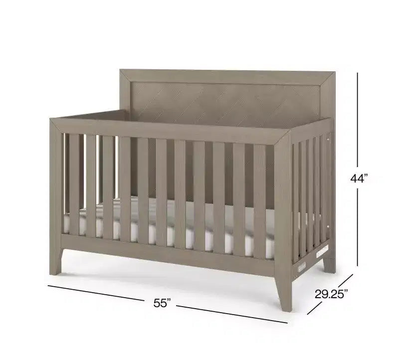 Child Craft Kieran babybed, dubbele commode en ladekast als 3-delige babykamerset, inclusief 4-in-1 ombouwbaar babybed, commode en ladekast