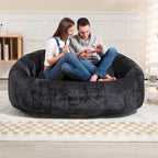 GDFStudio - Canapé relax 2 places Laurel en chenille avec mousse haute densité et confort généreux