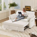 Dyonery 3-in-1-Schlafsofa, ausziehbares Schlafsofa mit Seitentasche und verstellbarer Rückenlehne, werkzeuglose Montage, klappbares Loveseat