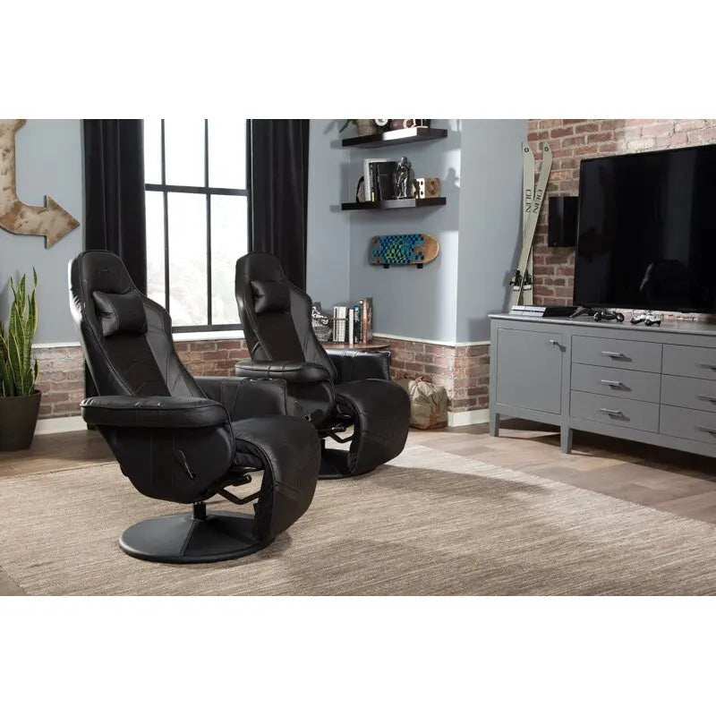 Fauteuil de gaming inclinable avec repose-pieds