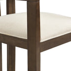 Chaise de salle à manger moderne et raffinée Conrad avec accoudoirs, par Christopher Knight Home