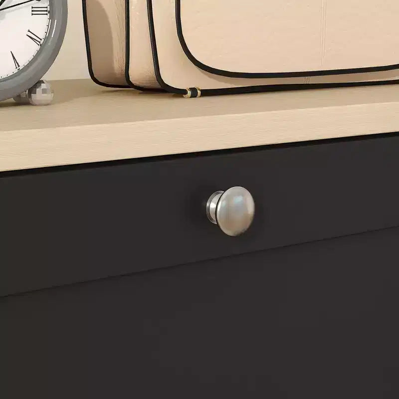 HOMCOM smalle schoenenkast voor de hal met 3 klepkasten en verstelbare planken, schoenenrek en organizer voor 12-18 paar schoenen