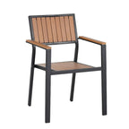 7-Piece Outdoor Extendable Dining Set with Extendable Table and 6 Armrest Chair