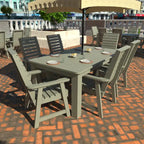 HIGHWOOD PROFESSIONAL 7-teiliges Garten-Ess-Set 42x72