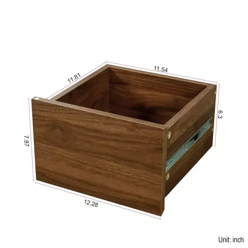 GDFStudio Hikaru moderne Anrichte mit Schiebetüren aus Glas und Schubladen