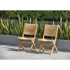Amazonia Teak Sessa 13 piece Extendable Patio Dining Set - 13 Piece