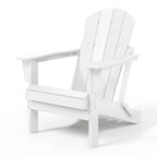 Polytrends Laguna kleurvaste Adirondackstoel voor buiten, weerbestendig en inklapbaar