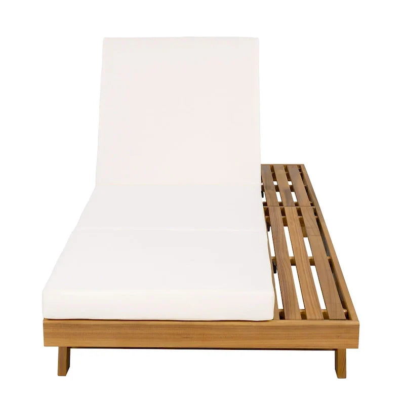 Christopher Knight Home Michael loungeset van acaciahout voor buiten, set van 2