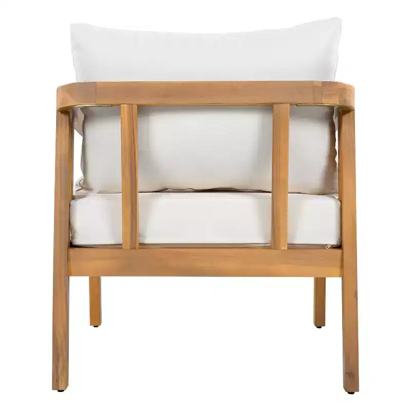 Christopher Knight Home Sunny Modernes 5-teiliges Sitzset aus Akazienholz mit rechteckigem Tisch mit Lattenplatte und 7 Sitzplätzen