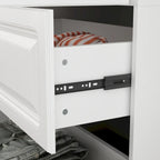 Armoire-penderie de 93,9/74,2 pouces de hauteur avec espace de suspension, tiroirs et rangements