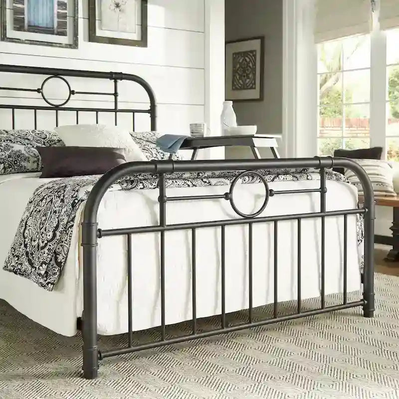 Black Metal Bed