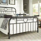Black Metal Bed
