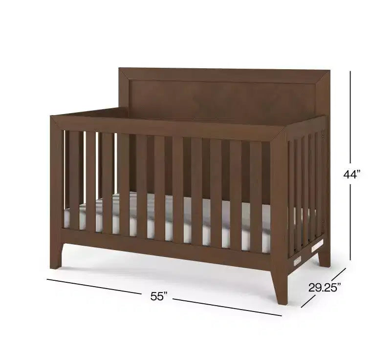Child Craft Kieran babybed, dubbele commode en ladekast als 3-delige babykamerset, inclusief 4-in-1 ombouwbaar babybed, commode en ladekast