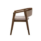 Ensemble de salle à manger moderne du milieu du siècle Simon de Christopher Knight Home, 5 pièces, en bois d’hévéa, avec chaises rembourrées en bouclé