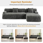 Cloud-Ecksofa, modernes Polstersofa mit 2 Zierkissen, frei kombinierbares Sofa, modulares L-förmiges Ecksofa