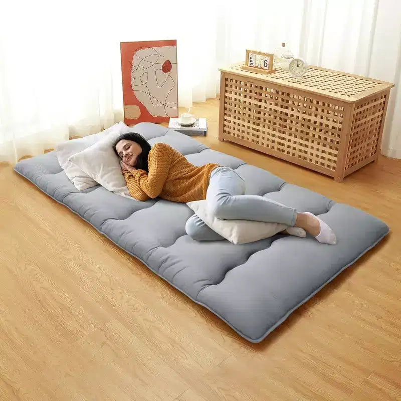 Matelas futon japonais, tapis de sol pliable pour dormir, tatami pour la maison et le camping
