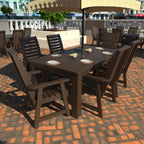 HIGHWOOD PROFESSIONAL 7-teiliges Garten-Ess-Set 42x72