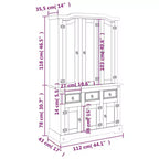 vidaXL Corona-dressoir