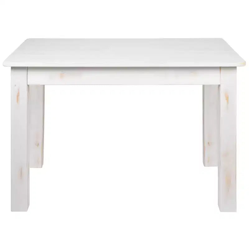 Table de salle à manger de ferme rectangulaire en pin massif Flash Furniture, 46 x 30