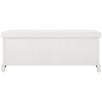 SAFAVIEH Fiorello 3-Drawer with Cushion Storage Bench - 47.3 W x 15 L x 19 H - 47Wx15Dx19H