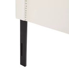 Contemporary Fabric Upholstered Beveled Full/Queen Headboard