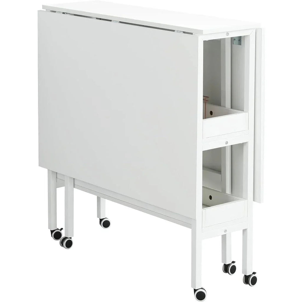 Table de bricolage réglable en hauteur avec étagères de rangement, table de découpe pliante mobile pour bureau à domicile, salle de couture ou atelier créatif