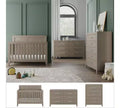 Child Craft Kieran babybed, dubbele commode en ladekast als 3-delige babykamerset, inclusief 4-in-1 ombouwbaar babybed, commode en ladekast