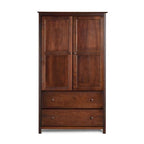 Kleiderschrank aus Massivholz mit 2 Türen – 41 x 72 x 22