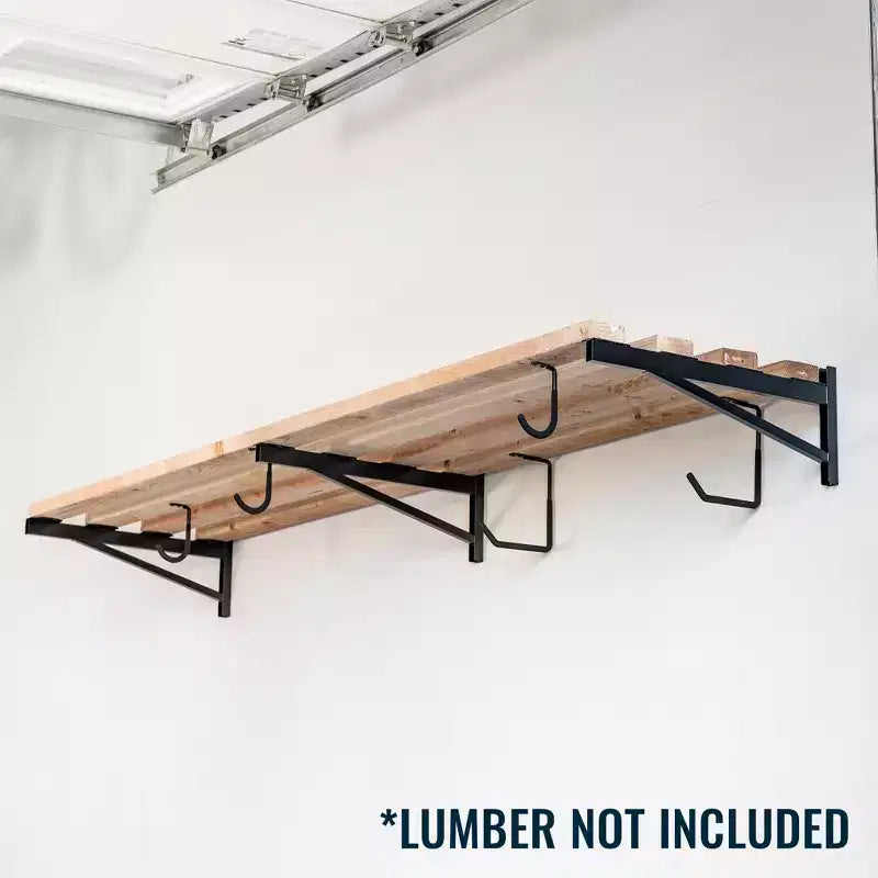 Supports d’étagère murale DIY StoreYourBoard de 2' x 8' | étagère murale robuste pour garage